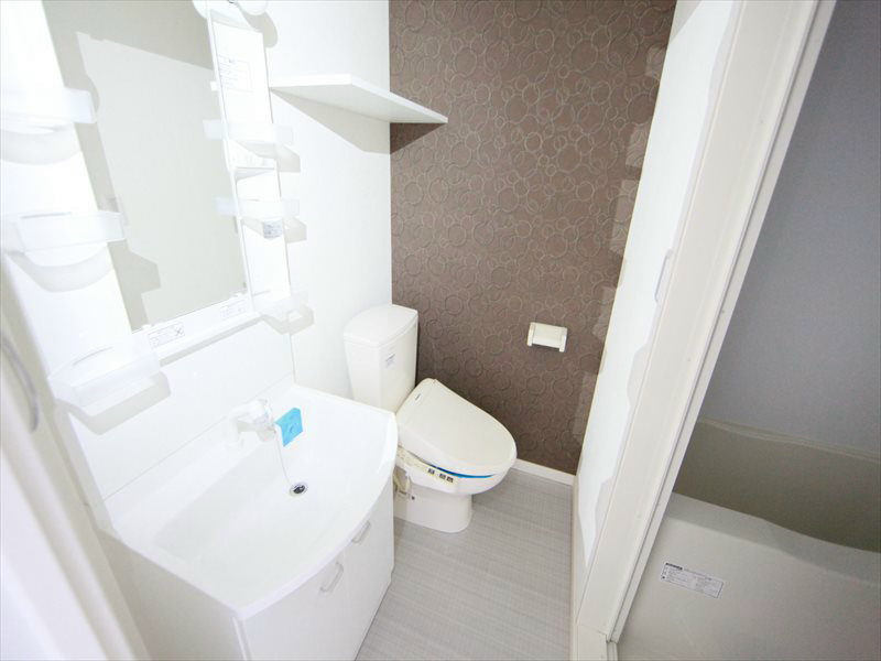 脱衣所 独立洗面台付(シャンプードレッサー付)