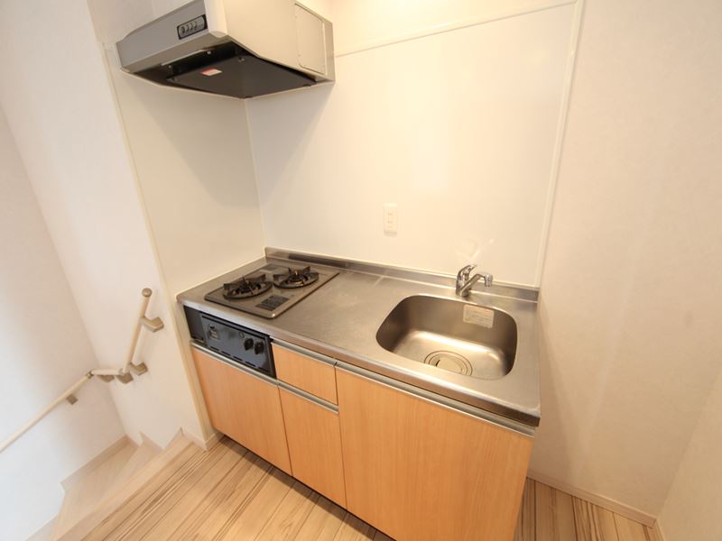 システムキッチン(ガス2口コンロ)