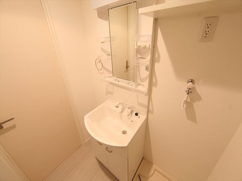 脱衣所 シャンプードレッサー 洗濯機置き場