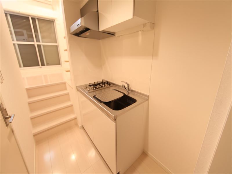 システムキッチン(ガス2口コンロ)