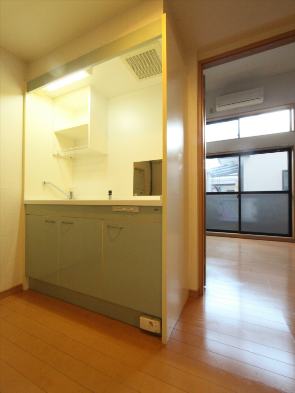 ガスコンロ設置可