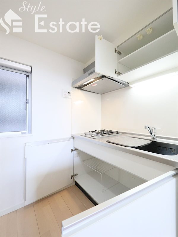 システムキッチン ガスコンロ二口付 別角度