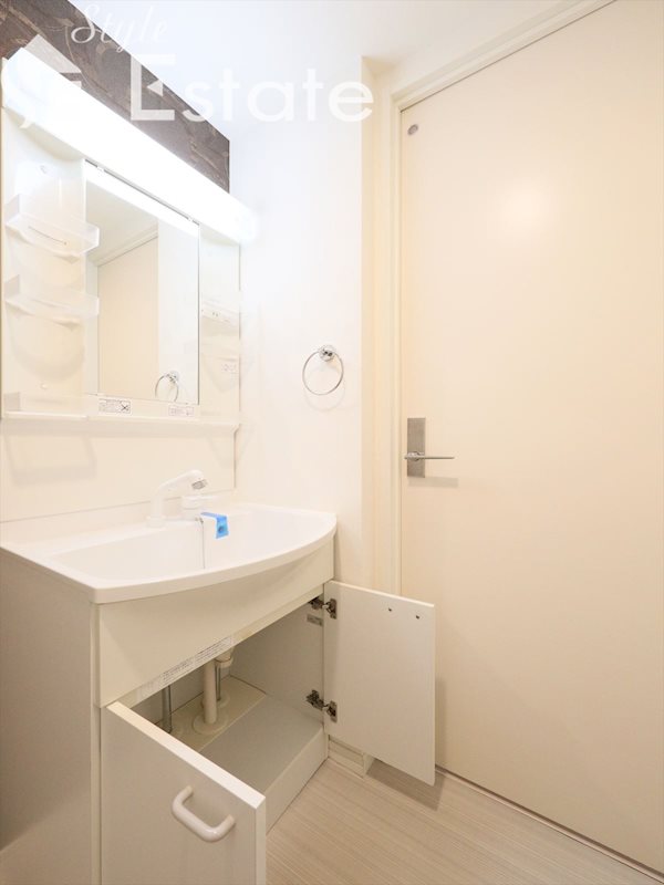 独立洗面台シャンプードレッサー付 収納