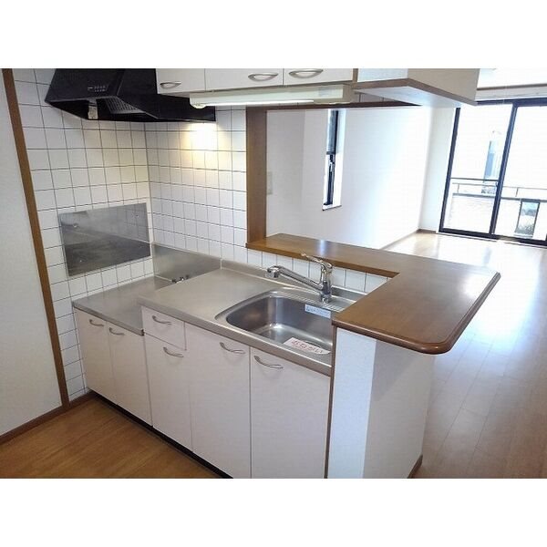 キッチン 2口コンロ設置可能