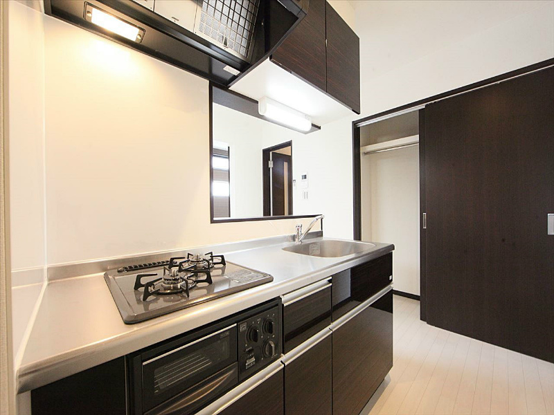 システムキッチン(2口コンロ・グリル付)