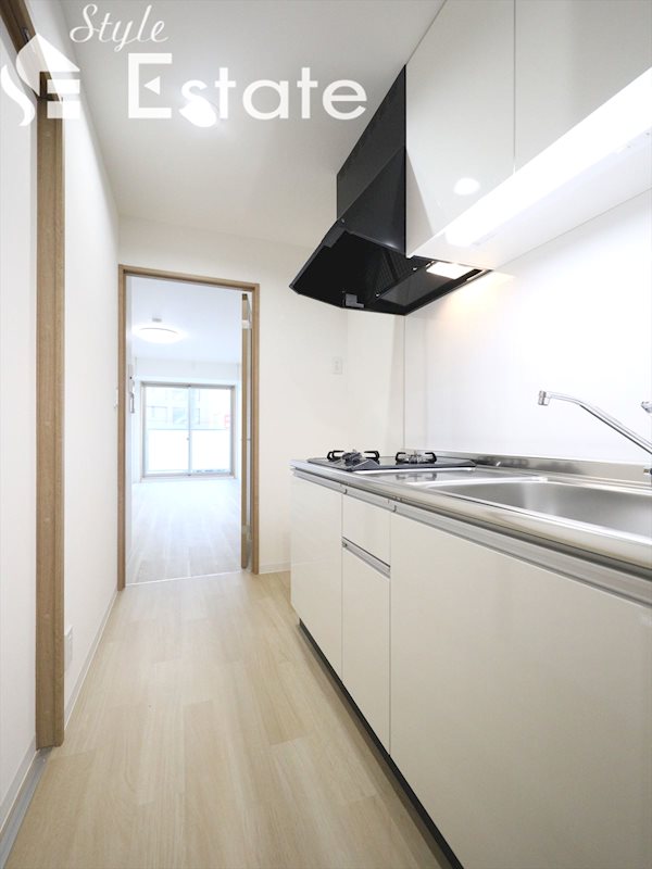 システムキッチン ガスコンロ二口付 別角度