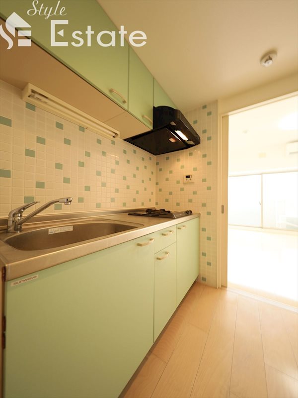 システムキッチン★2口ガスコンロ付