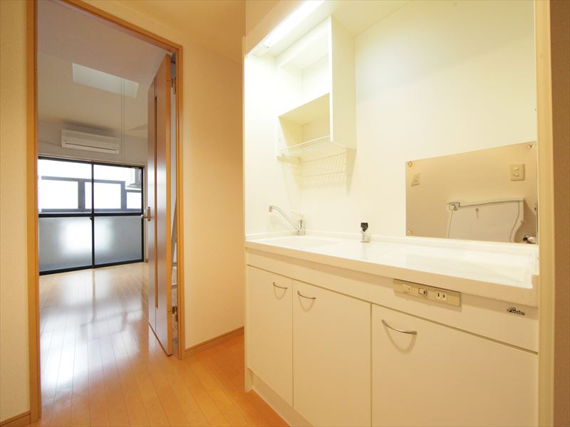 キッチン ガス2口コンロ設置可