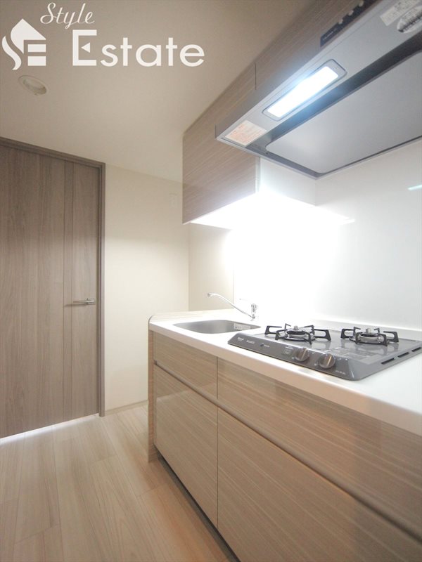 システムキッチン ガスコンロ二口付