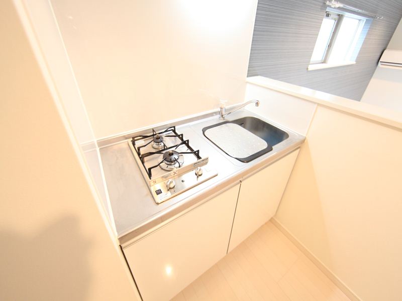 システムキッチン(ガス2くちコンロ)