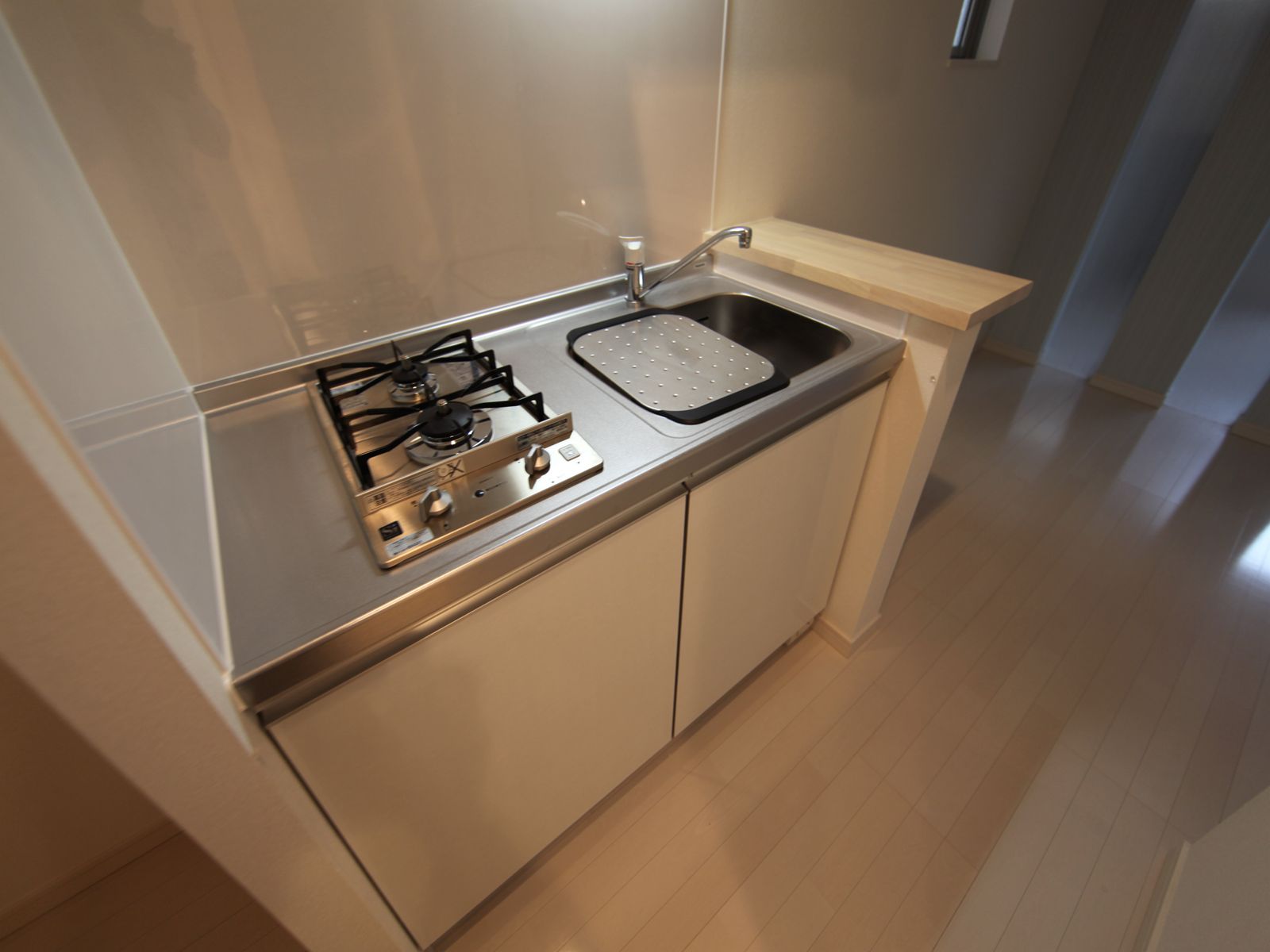 同型タイプ システムキッチン(ガス2口コンロ)