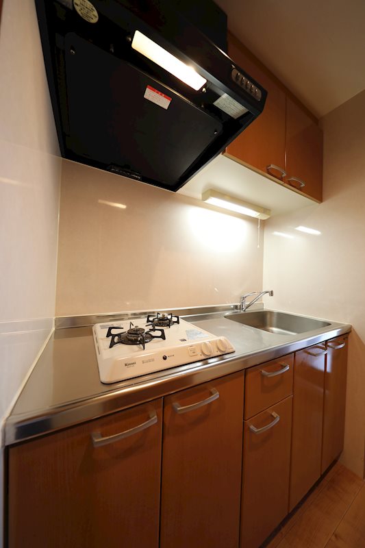 システムキッチン★2口ガスコンロ付