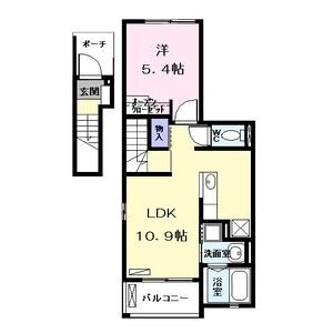 LDK10.9帖 洋室5.4帖
