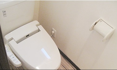 温水洗浄便座付トイレ モデルルーム