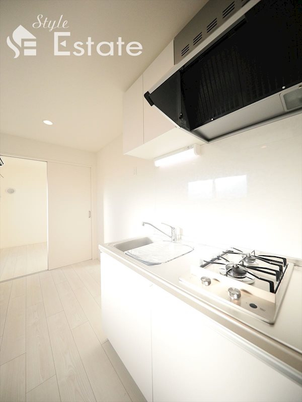 システムキッチン2口ガスコンロ