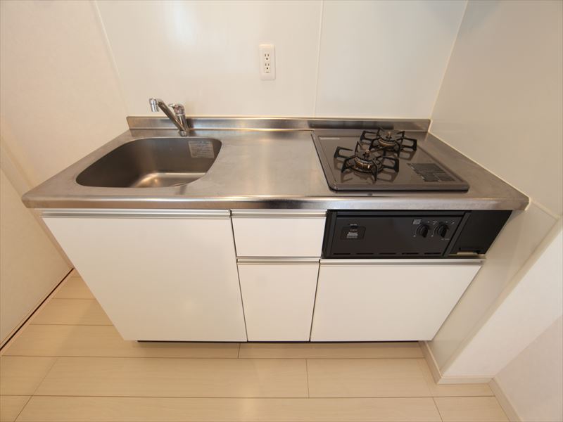 システムキッチン(2口コンロ付)