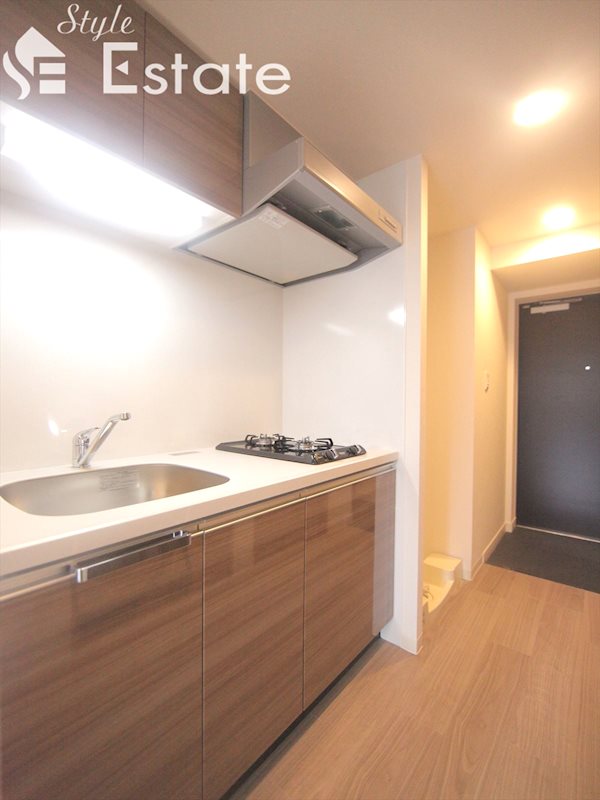 システムキッチン ガスコンロ二口付