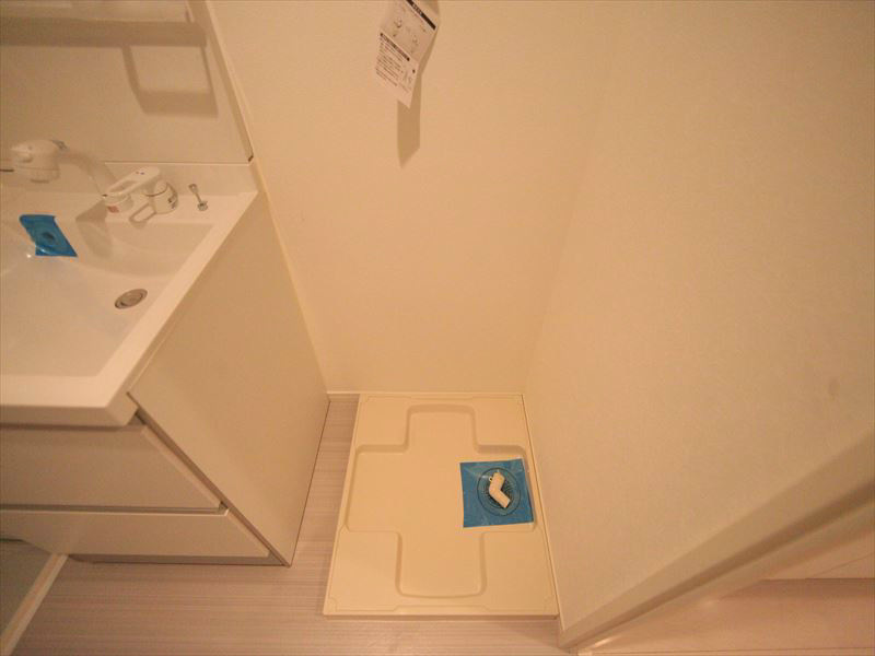 室内に洗濯機置き場