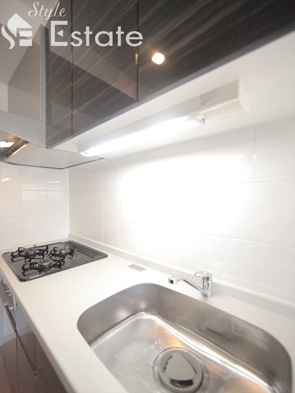 システムキッチン ガスコンロ三口付