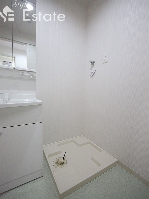 洗濯機置き場棚