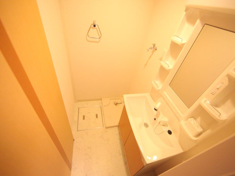 脱衣所 独立洗面台付