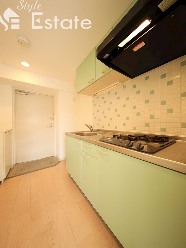 システムキッチン★2口ガスコンロ付