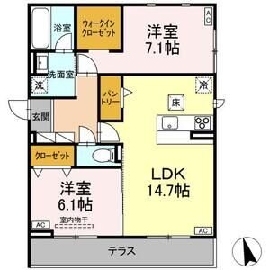 セレスティア長良　ウエスト