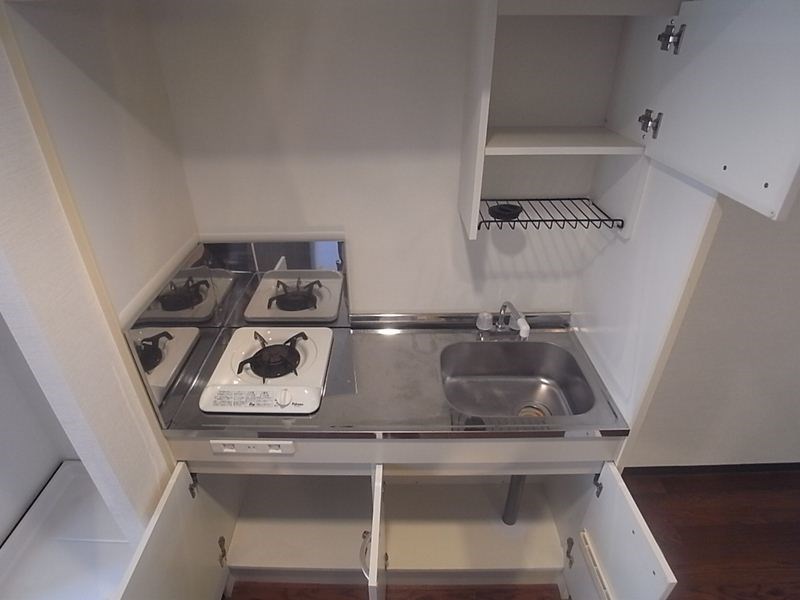 システムキッチン 1口コンロ