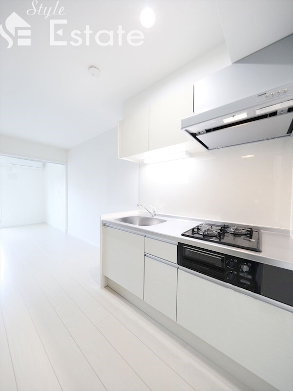 システムキッチン★2口ガスコンロ付★グリル付