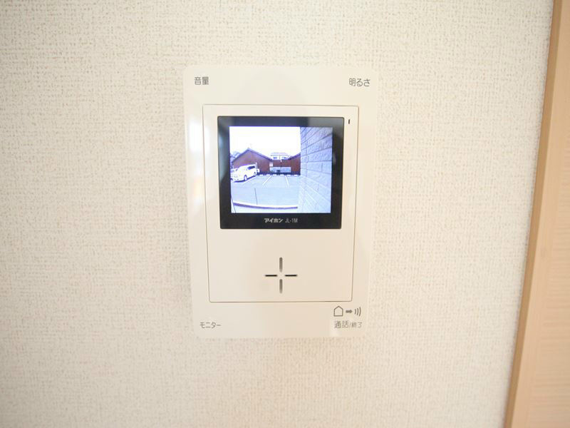 安心のモニター付きインターホン! 同型モデルルーム