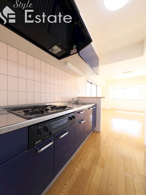 システムキッチン★3口ガスコンロ付★グリル付