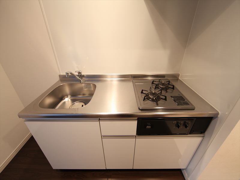 システムキッチン(ガス2口コンロ)