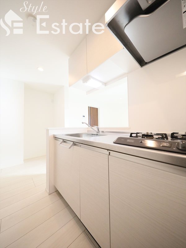 システムキッチン ガスコンロ二口付 別角度