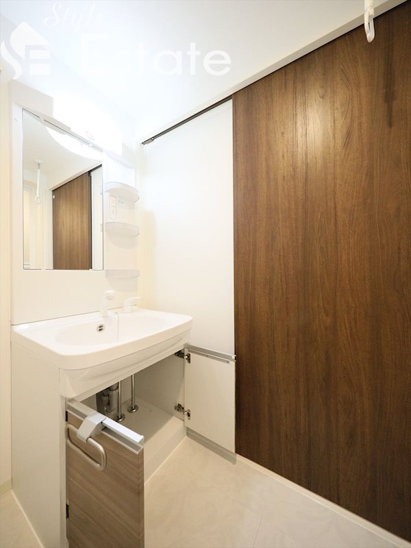 独立洗面台シャンプードレッサー付 収納