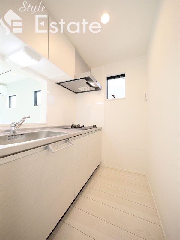 システムキッチン ガスコンロ二口付 同所別部屋の写真