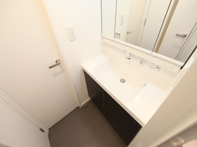 脱衣所 独立洗面台付