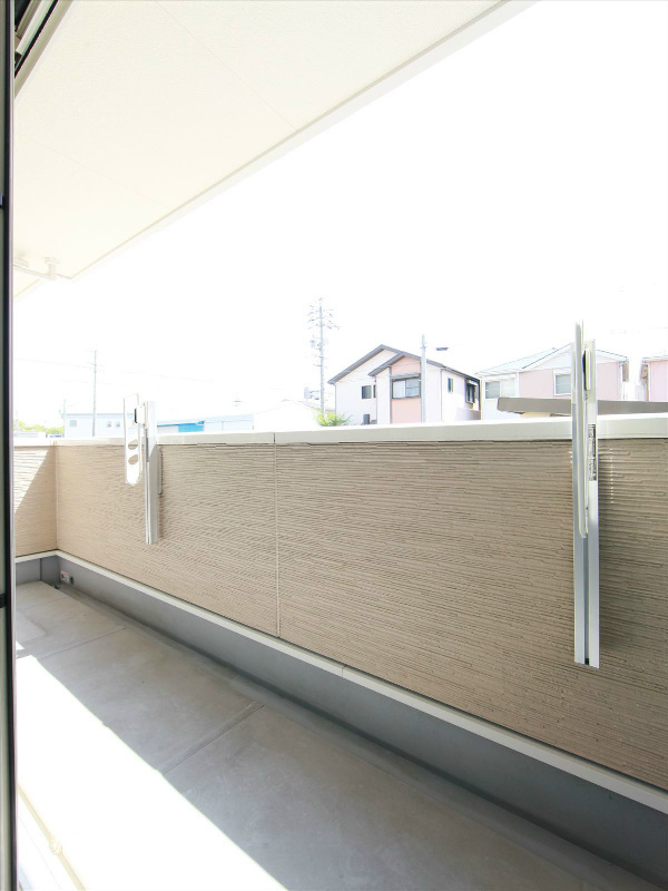 ベランダ南向き