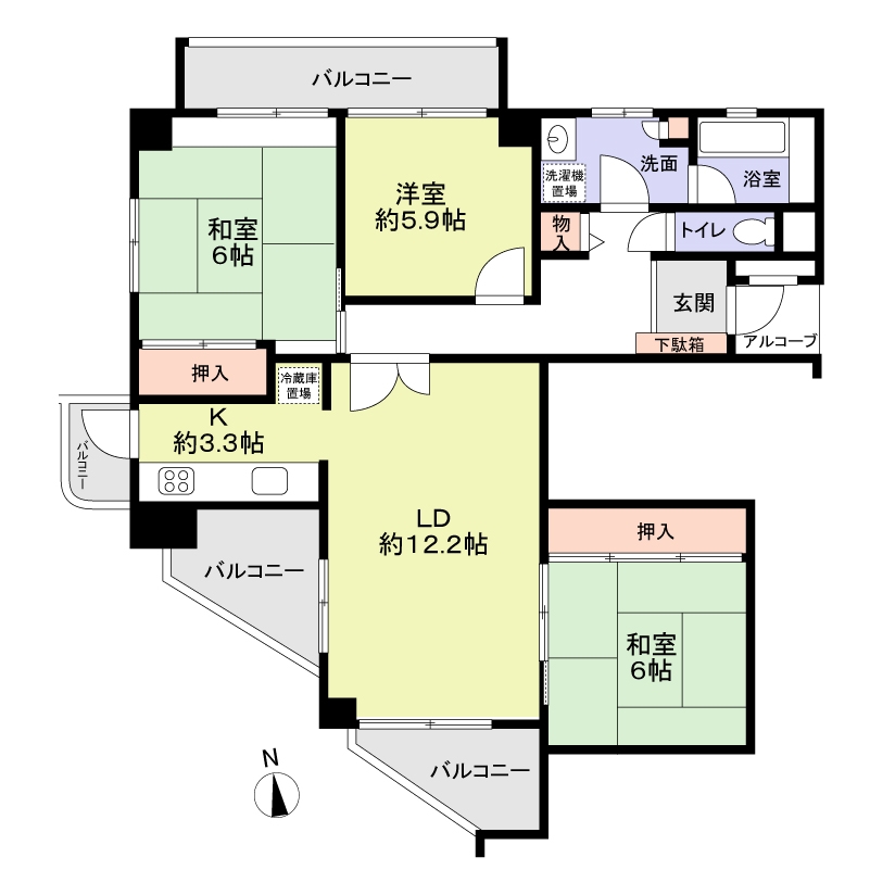 【東山小・東星中】城山パークマンション　※個人定借10年