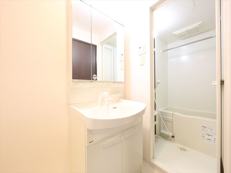 シャンプードレッサータイプ 脱衣所 室内洗濯機置場