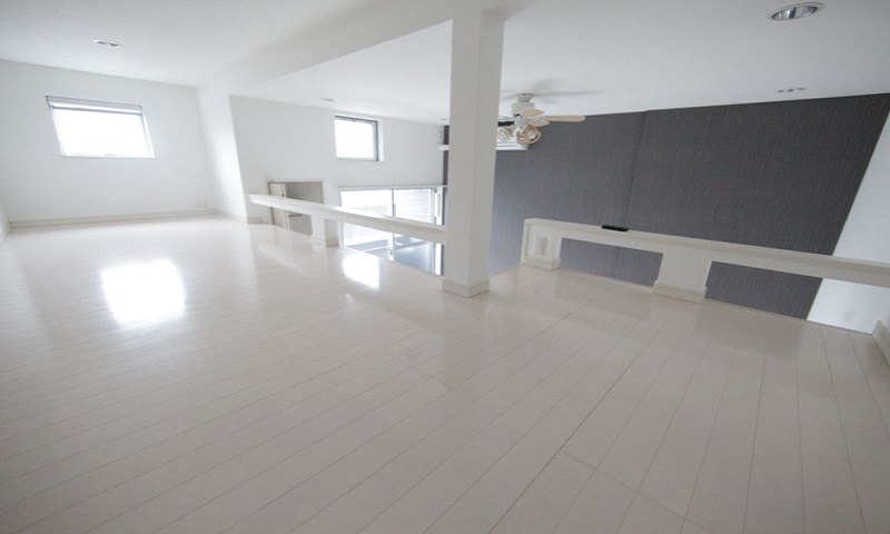 ロフト5.5帖 収納としても使えます。