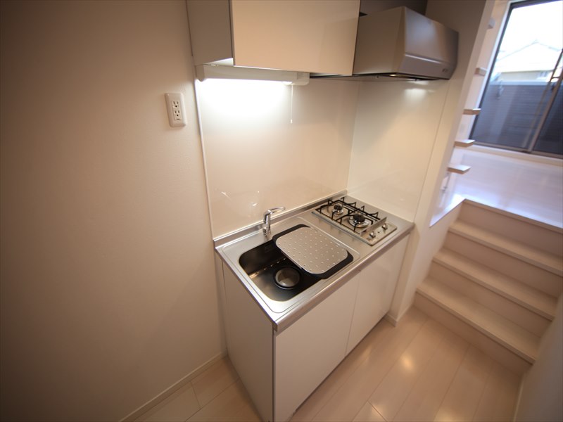 システムキッチン(2口コンロ付)