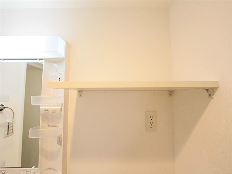 脱衣所 洗濯スペース 収納棚