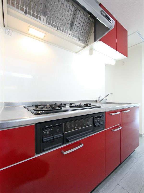 システムキッチン(3口コンロ)グリル付