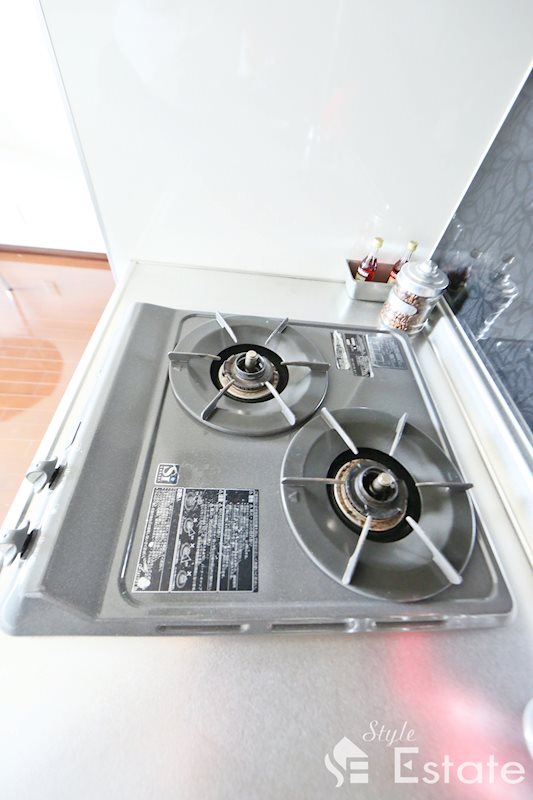 システムキッチン・2口コンロ