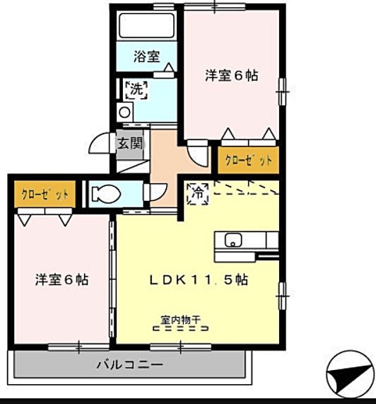 LDK12.0帖/洋室6.5帖/洋室6.0帖