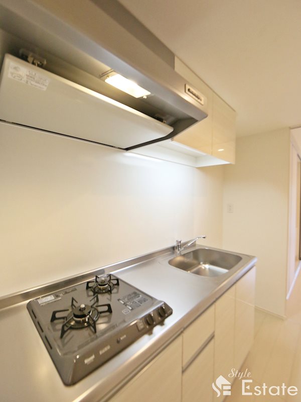 システムキッチン2口コンロ