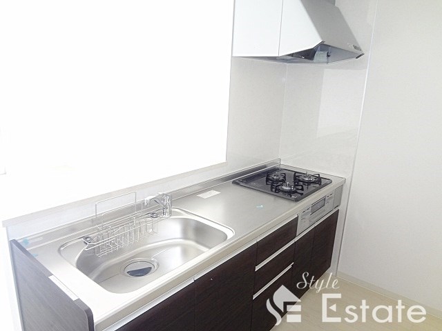 システムキッチン 3口ガスコンロ グリル付き