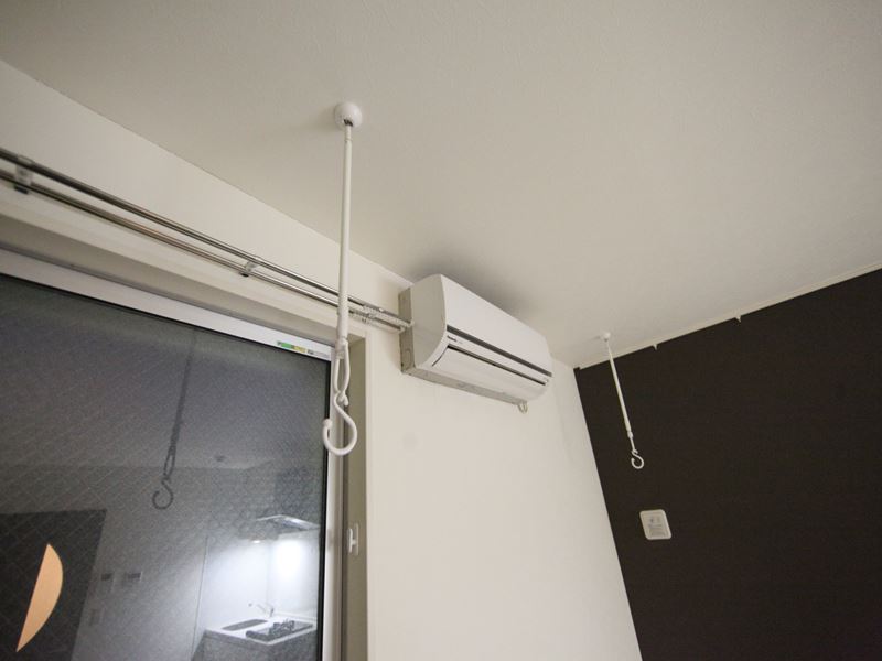 エアコン・室内物干し有ります