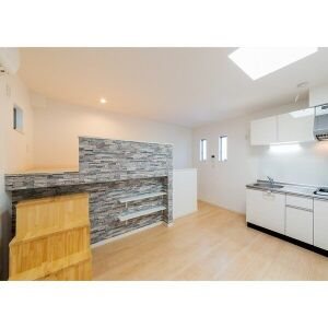 システムキッチン(ガス2口コンロ)