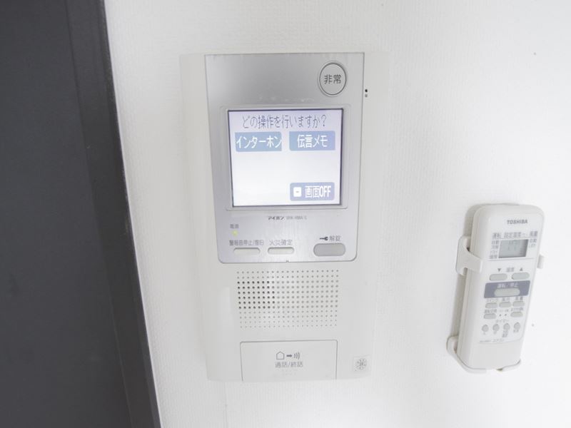 モニター付きインターホン